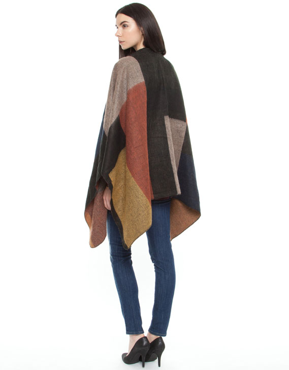 Jendi Winter Wrap Aztec Print