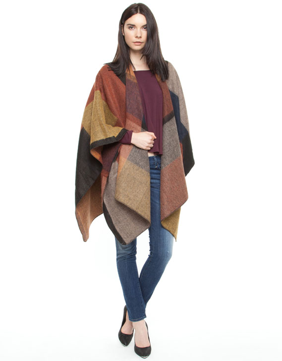 Jendi Winter Wrap Aztec Print