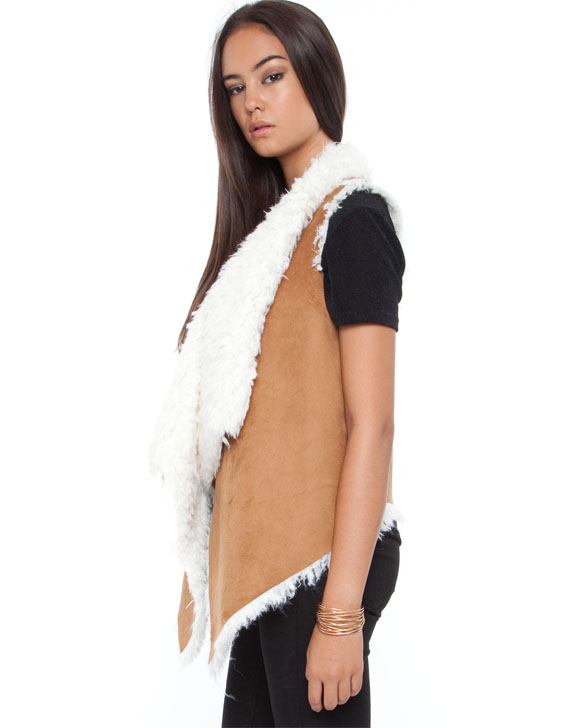 Unreal Fur Fur Enough Reversible Vest