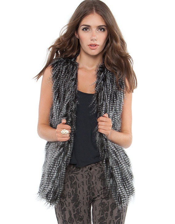 Fate Snow Bunny Faux Fur Vest