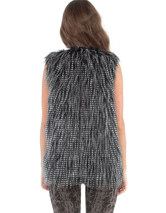 Fate Snow Bunny Faux Fur Vest