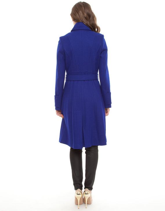 Honey and Beau Lieutenant Coat Blue