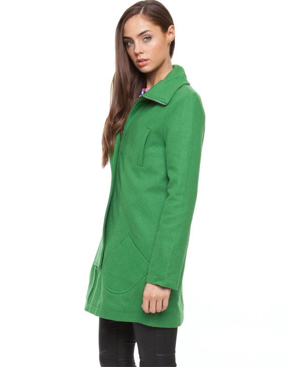 Leonard St Rufus Coat Green