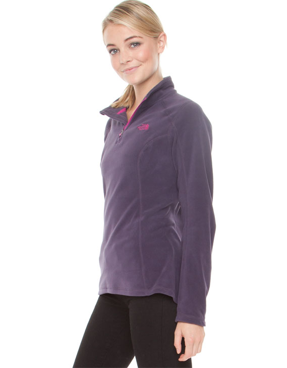 The North Face TKA 100 MV Glacier Quarter Zip Grand Purple