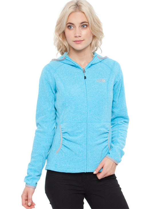 The North Face TKA100 TX Masonic Hoodie Turquoise Blue Heather