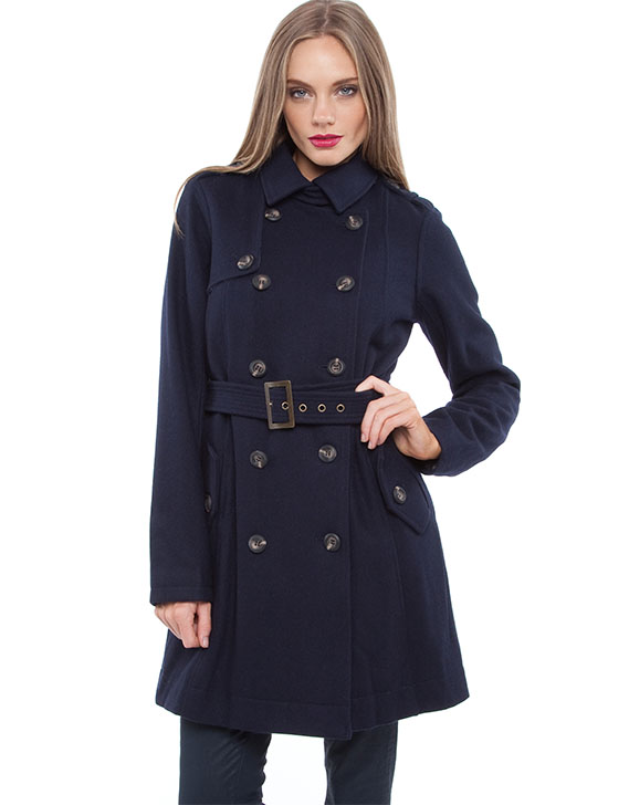 Weathered Rita Belted Trench Coat