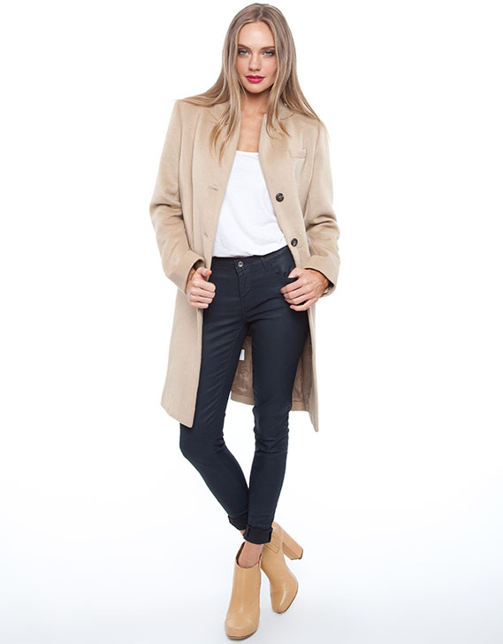 Weathered Audrey Trench Coat