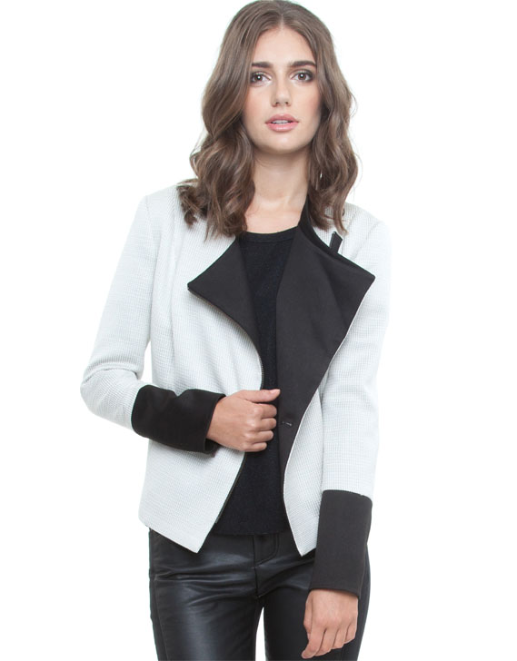 Seduce Textured Asym Jacket