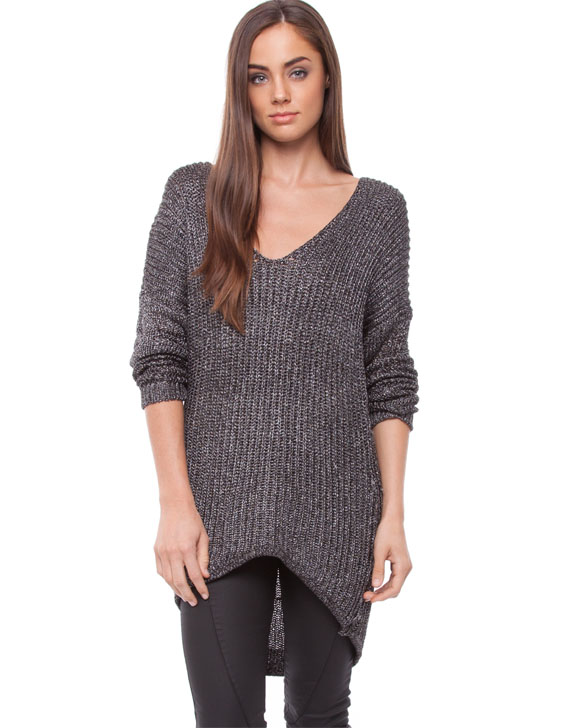 Seduce Plateau Knit Top