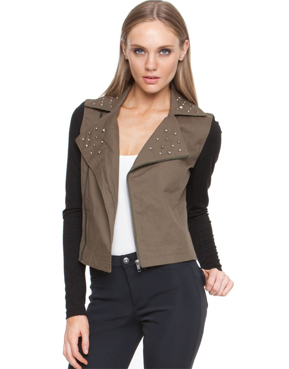 Riders by Lee Stretch Canvas Biker Jacket