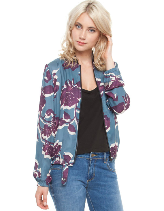 Oneoneseven Smoking Print Bomber Jacket