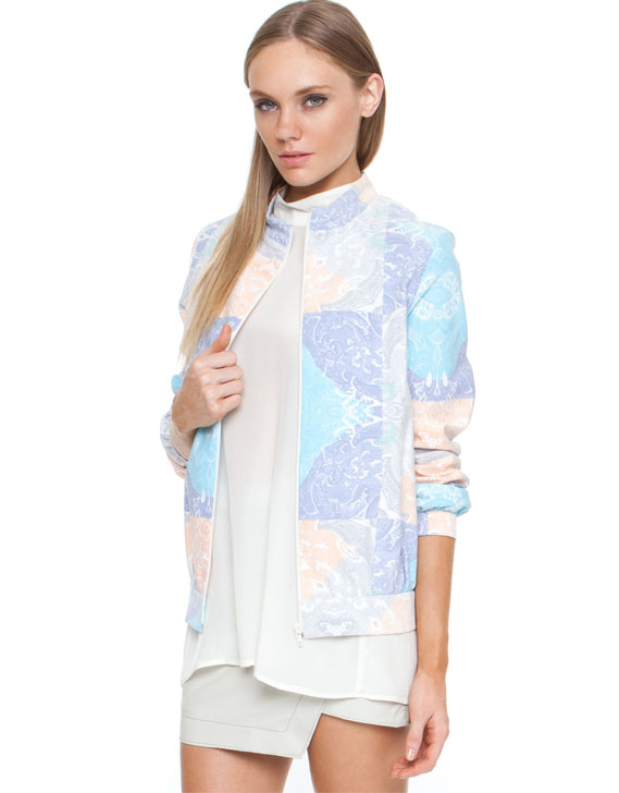 Shona Joy Hypnotic Haze Bomber Jacket