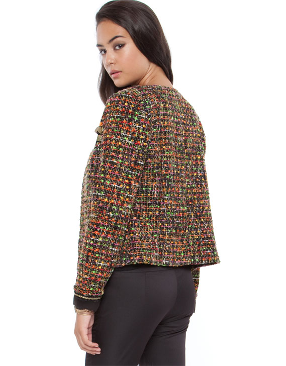 Natasha Gan Embellished Tweed Jacket