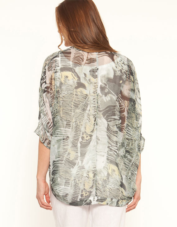 Sirocco 3 4 Printed Jacket