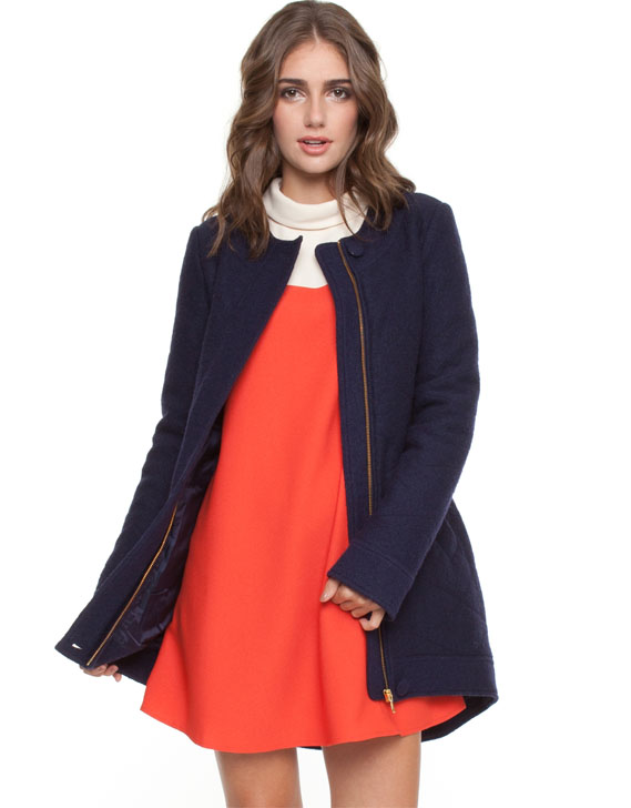 Rodeo Show Lucia Quilted Coat Navy