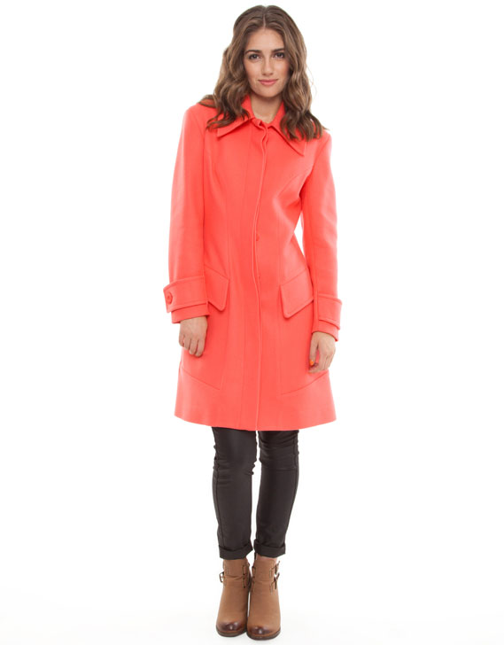 The Art Of War 3/4 Coat Coral