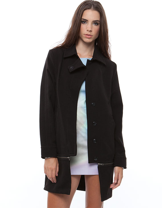 Something Else Zip Coat