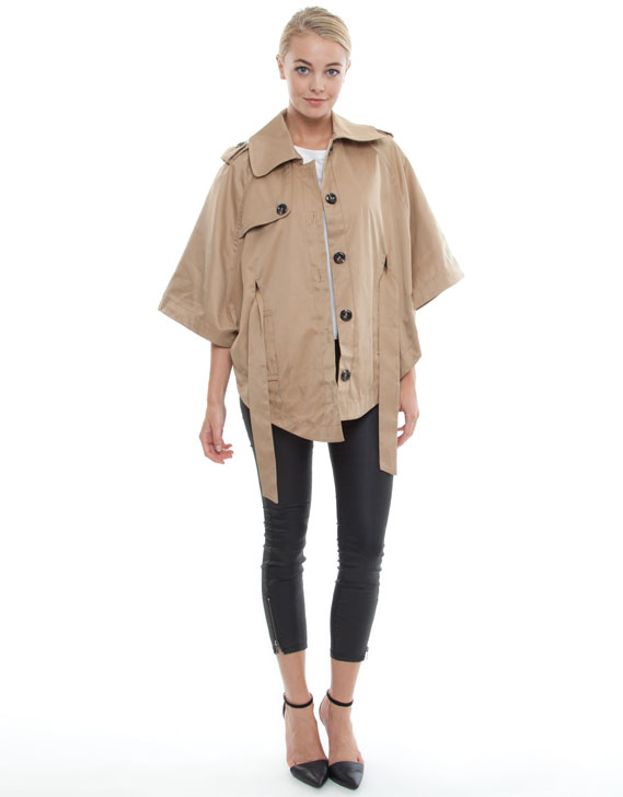 Ben Sherman Trench Cape