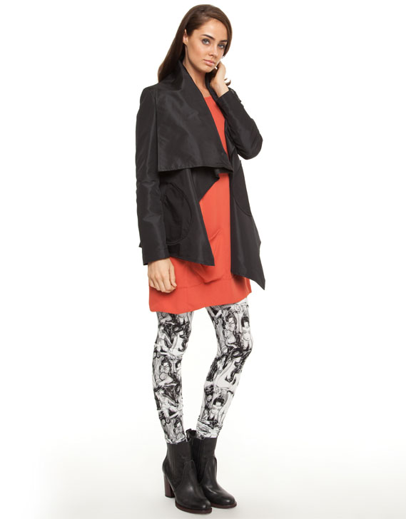 Leonard St Asymmetrical Raincoat