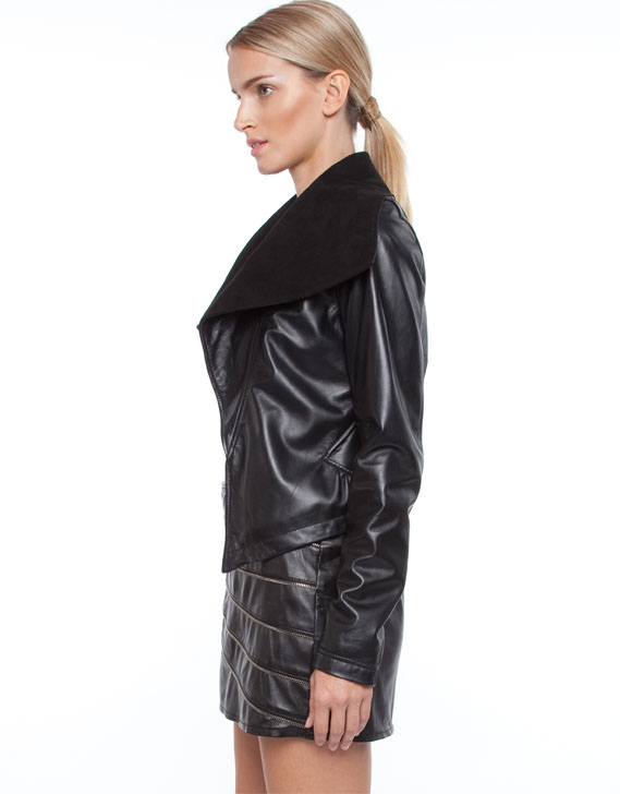 Jennifer Kate Statement Leather Jacket