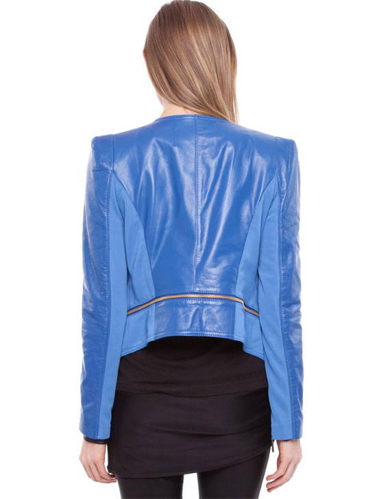 Lucette Great Drama Leather Jacket