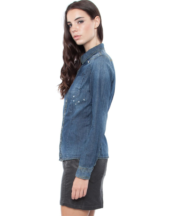 G-Star RAW Hussar Denim Slim Shirt