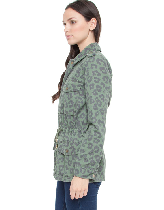 All About Eve Leopard Shirt Jacket