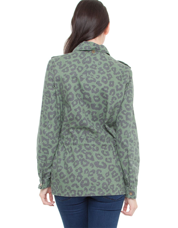 All About Eve Leopard Shirt Jacket