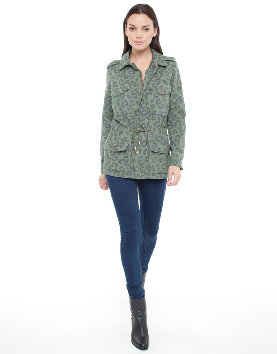 All About Eve Leopard Shirt Jacket