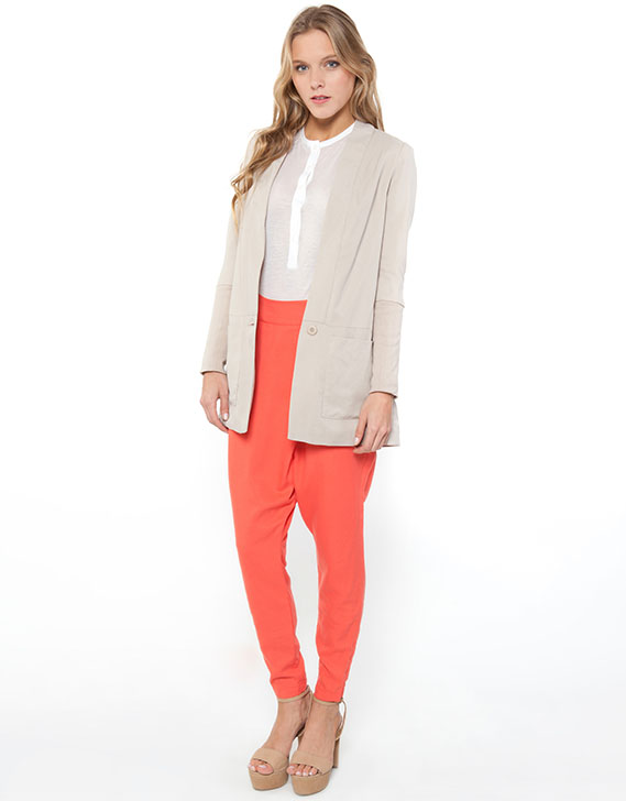 KJ by Kirrily Johnston Rib Cuff Blazer