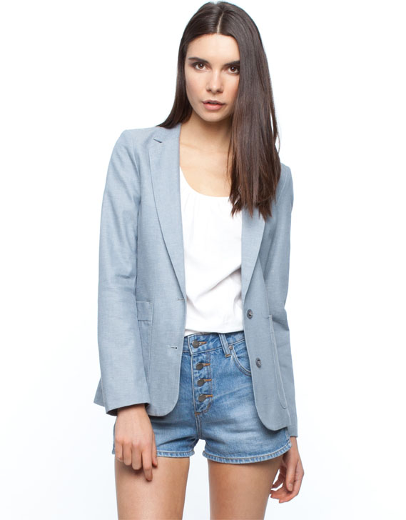 Esprit Cotton Linen Blazer