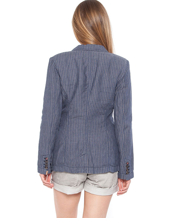 Esprit April Linen Striped Blazer