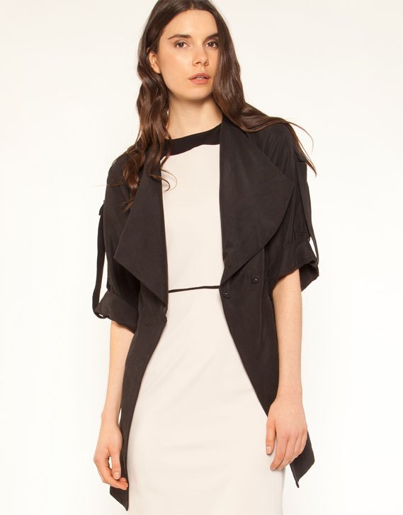 Stitches Textured Tencel Jacket