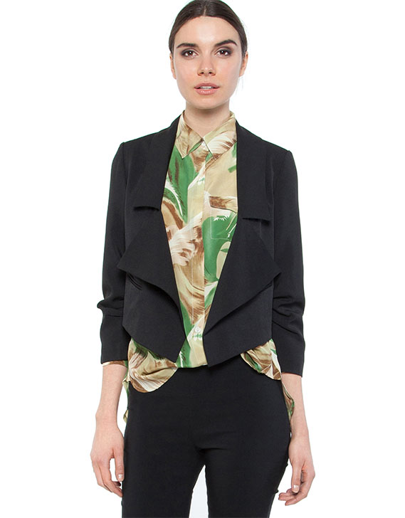 Mimosa Black Crop Jacket