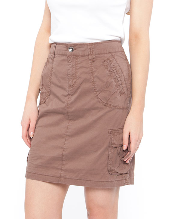 Esprit Light Peach Hawaii Twill Skirt