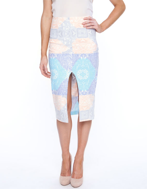 Shona Joy Hypnotic Haze Pencil Skirt