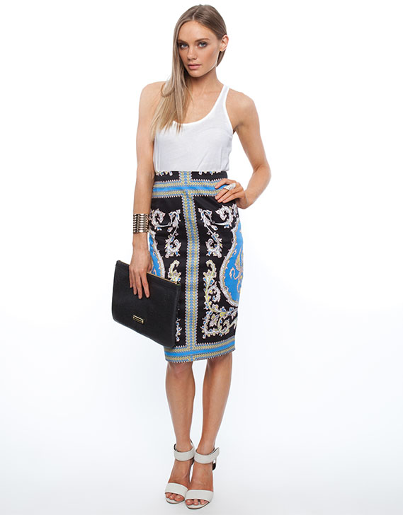 Shona Joy The Adorned Pencil Skirt