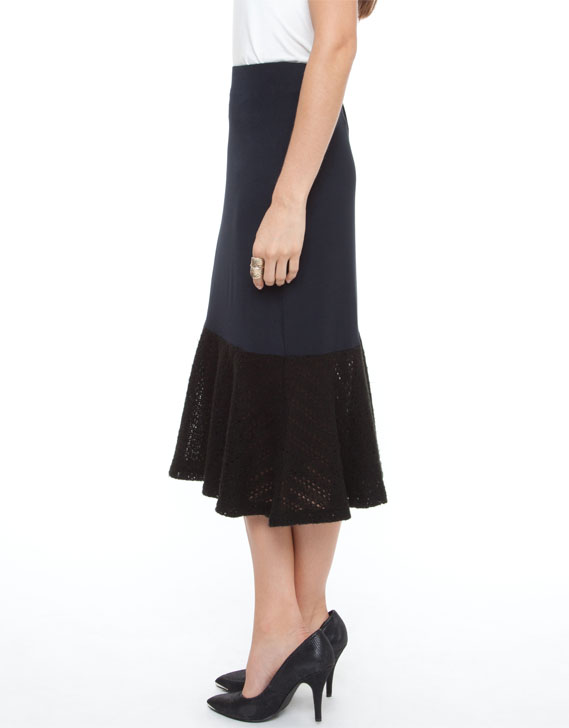 Mossee Ruffle Hem Skirt