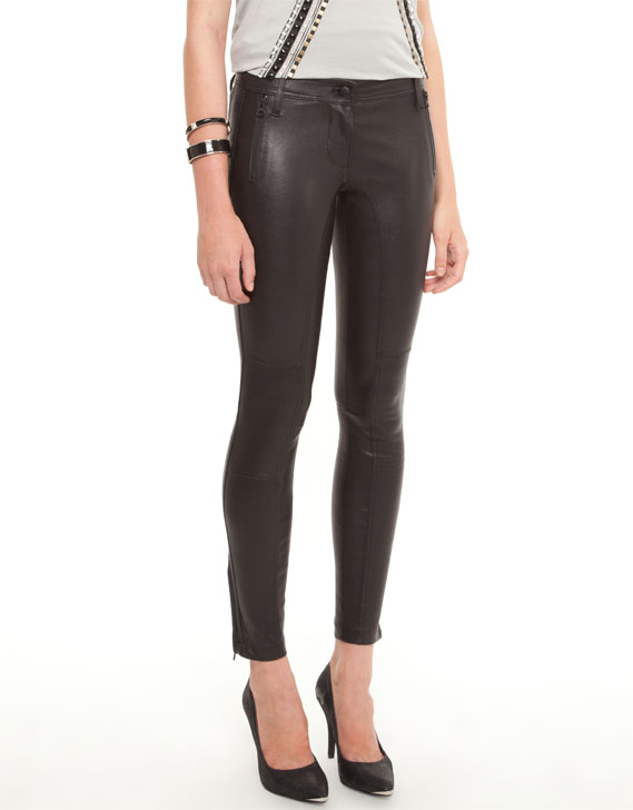 Sass & Bide Checking in Leather Pants