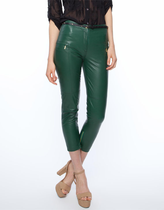 Georgia Osborne Tan Tan Leather Pants