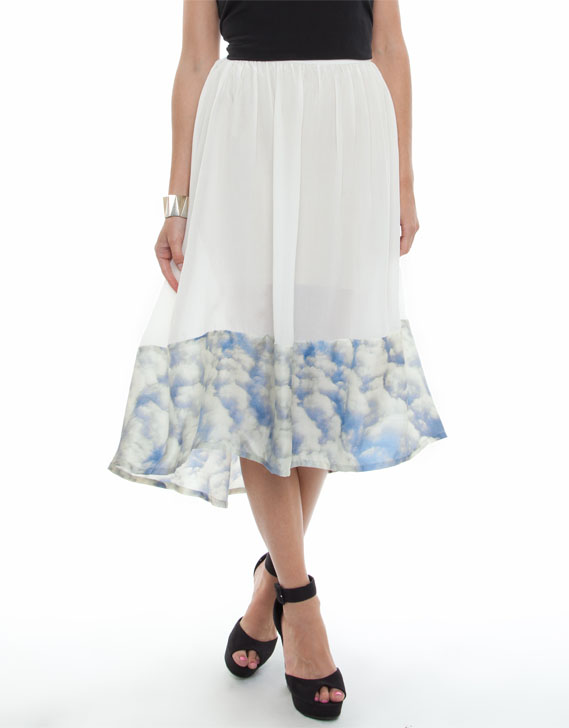 Limedrop Scarab Trim Skirt