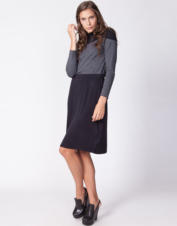 Mossee Double Knit Pencil Skirt