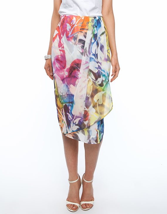 Stitches Tropical Sunrise Skirt