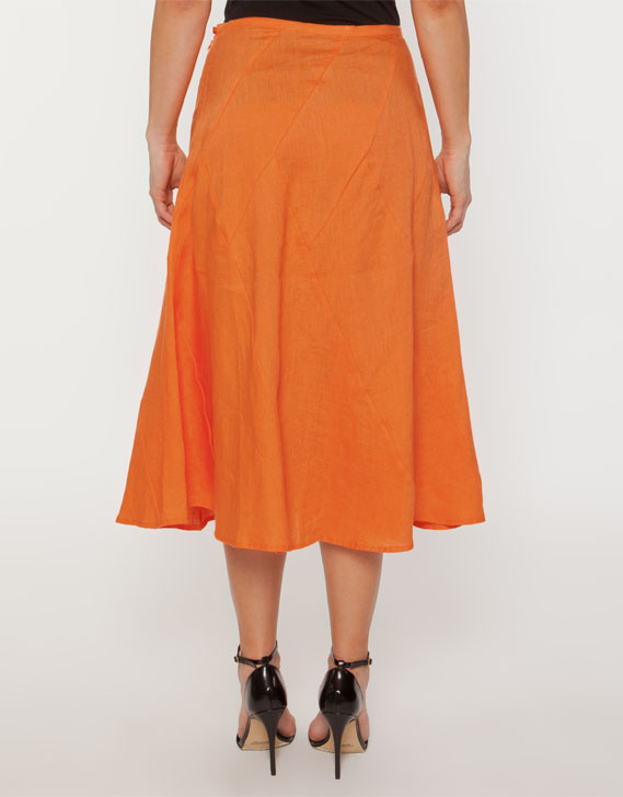 Gordon Smith Cally Linen Skirt