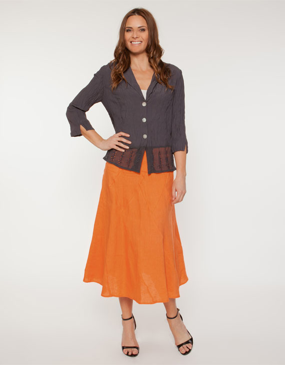 Gordon Smith Cally Linen Skirt