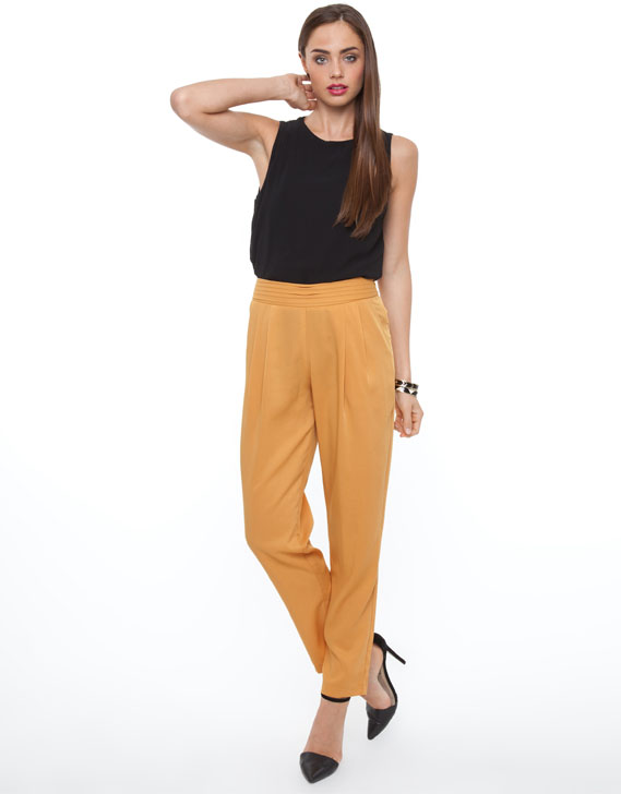 Forcast Kieva Pleat Band Trousers