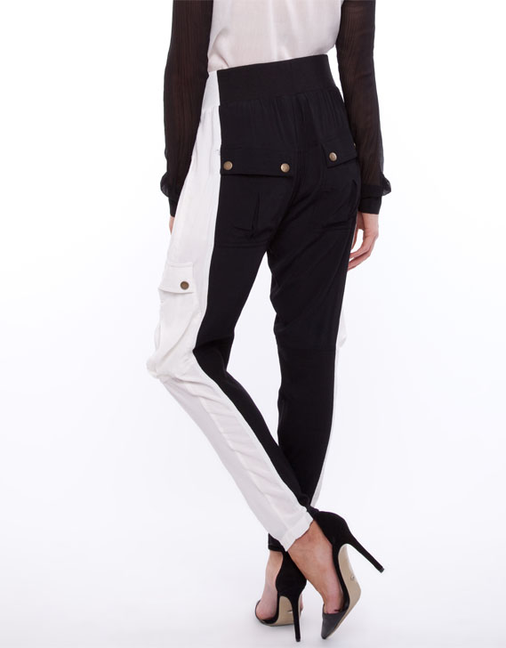 Lucette Drape Luxe Cargo Pants