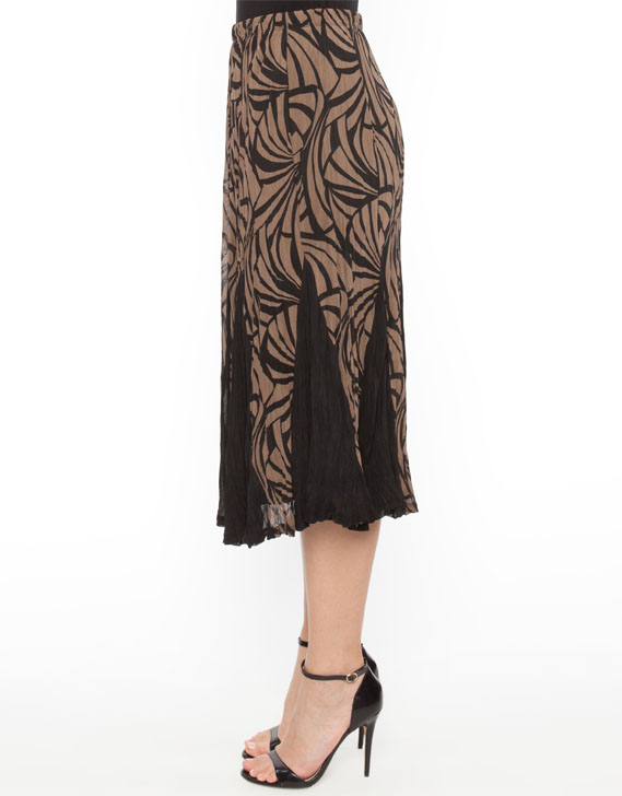 Marco Polo Contrast Godet Skirt