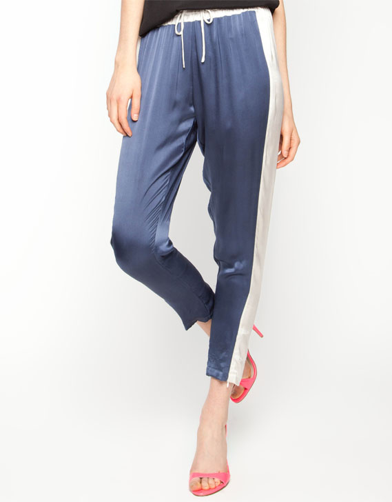 Shakuhachi Sports Luxe Silk Panelled Track Pants