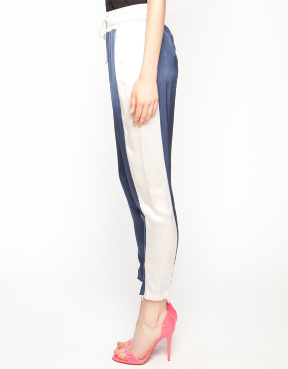 Shakuhachi Sports Luxe Silk Panelled Track Pants